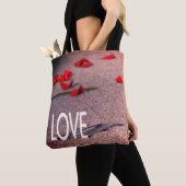 Liebe und Rose Tasche (Von Nahem)