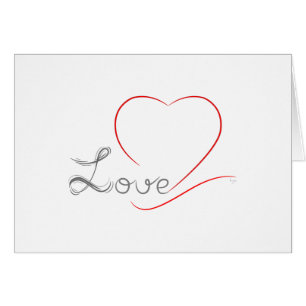 LIEBE und Rotes Herz