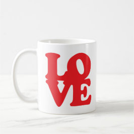 Liebe und Rotes Herz Romantischer Valentinismus Tr Kaffeetasse
