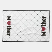 Liebe und Schläger Mutterküche Handtuch (Horizontal)