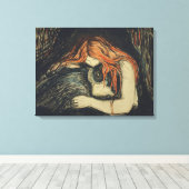 Liebe und Schmerzen (The Vampire) (von Edvard Munc Leinwanddruck (Insitu (Holzboden))