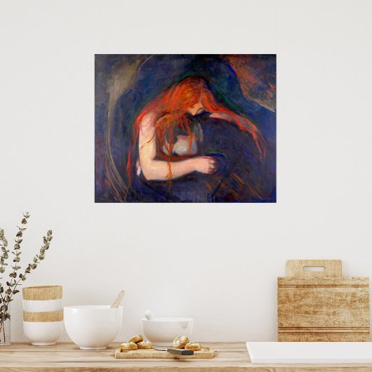 Liebe und Schmerzmittel Poster (Küche)