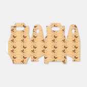 Liebe und Schmetterlinge in Orange Geschenkschachtel (Ungefaltet)