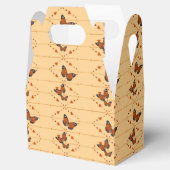 Liebe und Schmetterlinge in Orange Geschenkschachtel (Geöffnet)