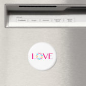 Liebe und Schmetterlinge Magnet (In Situ (Geschirrspüler))