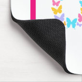 Liebe und Schmetterlinge Maus Pad Mousepad (Ecke)