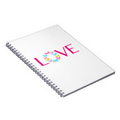 Liebe und Schmetterlinge-Notebook Notizblock (Rechte Seite)