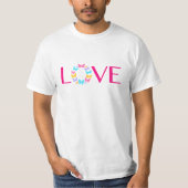 Liebe und Schmetterlinge T - Shirt (Vorderseite)