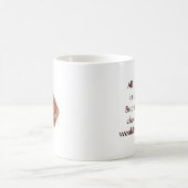 Liebe und Schokolade Keramik Tasse (Mittel)