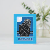 Liebe und Schutz 2_ Postkarte (Stehend Vorderseite)