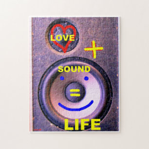 LIEBE und SOUND sind LIFE - Puzzle