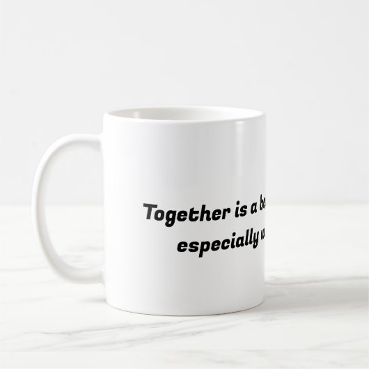 Liebe und Spaß Kaffeetasse (Links)