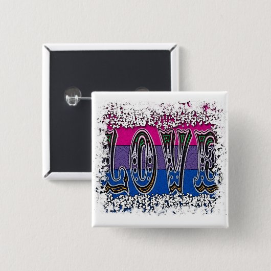 Liebe- und Stolzbistolzknöpfe Button (Vorne & Hinten)