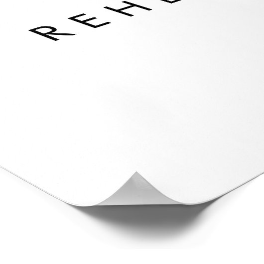 Liebe und Tacos Probe - Empfang Poster (Ecke)