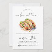 Liebe und Tacos-Vertragspartei Einladung (Vorderseite)