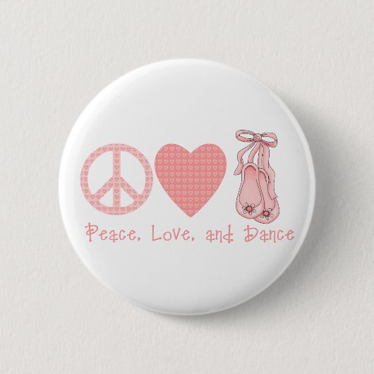 Liebe und Tanz Button (Vorderseite)