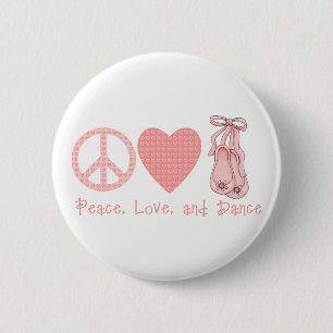 Liebe und Tanz Button