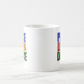 Liebe und Tanz Kaffeetasse (Mittel)