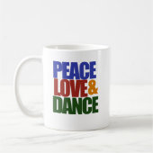 Liebe und Tanz Kaffeetasse (Links)