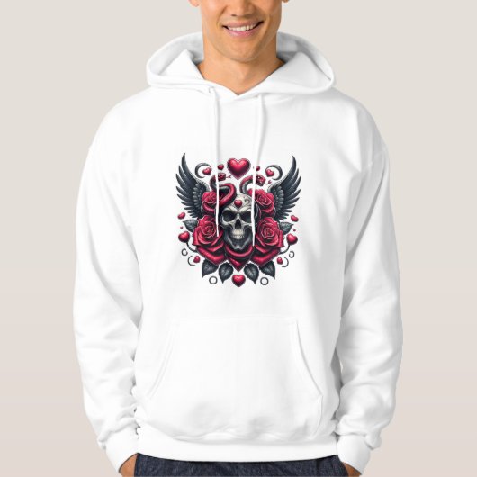 Liebe und Tod Hoodie (Vorderseite)