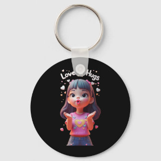 Liebe und Umarmungen Lustiges Unisex-Design für Mä Schlüsselanhänger