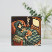 Liebe und Unterstützung für einen chronisch kranke Karte (Stehend Vorderseite)