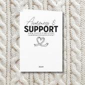 Liebe und Unterstützung für jemanden chronisch Ill Karte