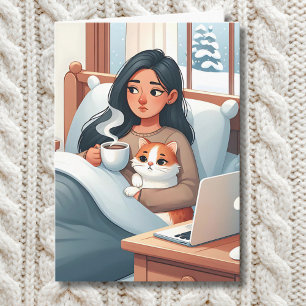 Liebe und Unterstützung für jemanden mit chronisch Karte