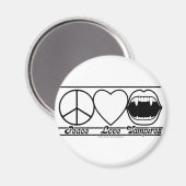 Liebe und Vampire Magnet (Vorderseite/Rückseite)