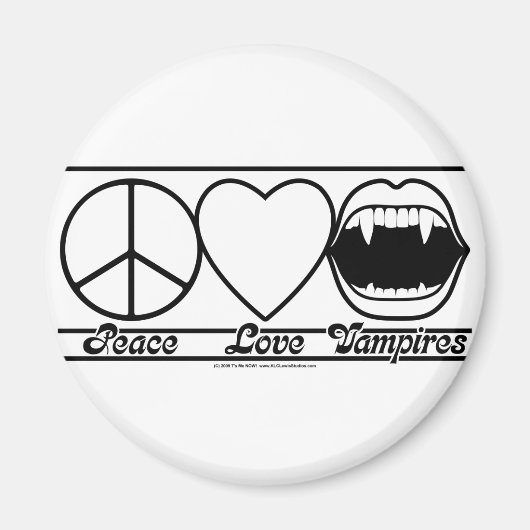 Liebe und Vampire Magnet (Vorne)