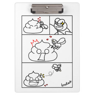 Liebe und Verratyal - Brootsch the PooPoo Klemmbrett