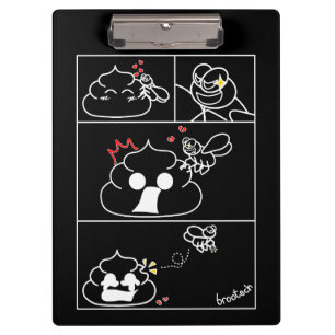 Liebe und Verratyal - Brootsch the PooPoo Klemmbrett