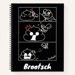 Liebe und Verratyal - Brootsch the PooPoo Notizblock