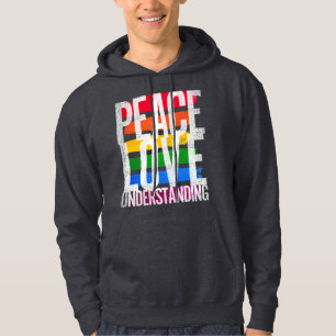 Liebe und Verständnis des Friedens Hoodie