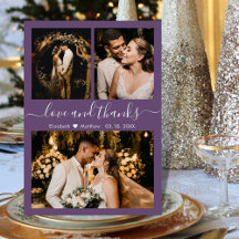 Liebe und vielen Dank an Mauve Foto Collage Vielen