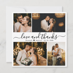 Liebe und vielen Dank an Script Wedding Foto Danke