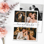 Liebe und vielen Dank an Script Wedding Foto Viele Flyer