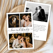 Liebe und vielen Dank an Script Wedding Foto Viele Flyer