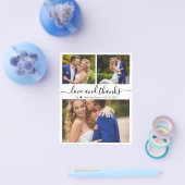 Liebe und vielen Dank an Script Wedding Foto Viele Flyer (Einzeln)