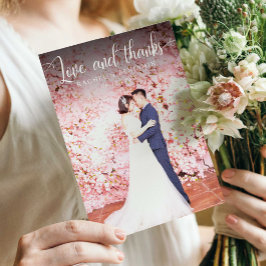 Liebe und vielen Dank Foto Wedding Vielen Dank Ele Dankeskarte