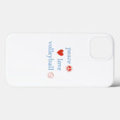 Liebe und Volleyball Case-Mate iPhone Hülle (Rückseite (Horizontal))