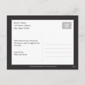 Liebe und Wärme Urlaubskarte Postkarte (Rückseite)