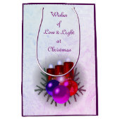 Liebe und Weihnachten Mittlere Geschenktüte (Vorderseite)