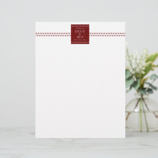 Liebe und Weihnachtsbrief (Stehend Vorderseite)