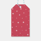 Liebe und Weihnachtsfeiern Geschenkanhänger (Rückseite)