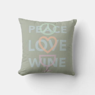 Liebe und Wein Kissen