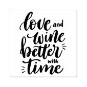 Liebe und Weinangebot Briefmarke aus Kautschuk Gummistempel (Prägung)