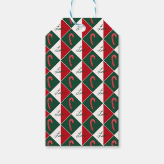 Liebe und Zuckerstangen Geschenkanhänger