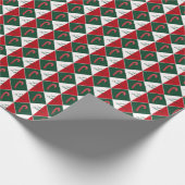 Liebe und Zuckerstangen Geschenkpapier (Ecke)