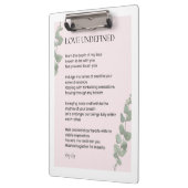 Liebe Undefinierte Gedichte Klemmbrett (Links)